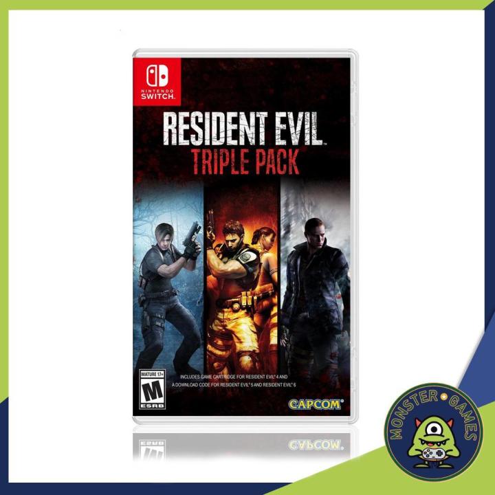 resident-evil-triple-pack-nintendo-switch-game-แผ่นแท้มือ1-biohazard-switch