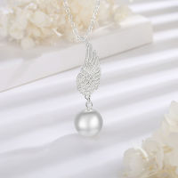 Eudora 20MM Harmony Bola Ball Wings Paved Crystal fFowers Pregnancy Chime 18MM Angel Caller Bola Pendant Necklace for Women Gift