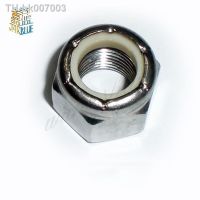 ◑✧  10pcs 4  6  8  10  Us  304  Stainless Steel UNC or UNF Anti-loose Nuts Self-locking Nuts Nylon Lock Nut 1/4-20 5/16-18 3/8-16