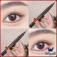 Wisell สีดำ ติดทนนานสุด ๆ  อายไลเนอร์ชนิดน้ำ แห้งเร็ว  Liquid eyeliner มีสินค้าพร้อมส่ง