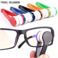 Multifunctional Glasses Cleaning Rub Eyeglass Sunglasses Spectacles Microfiber Cleaner Brushes Wiping Tools 1 Pcs