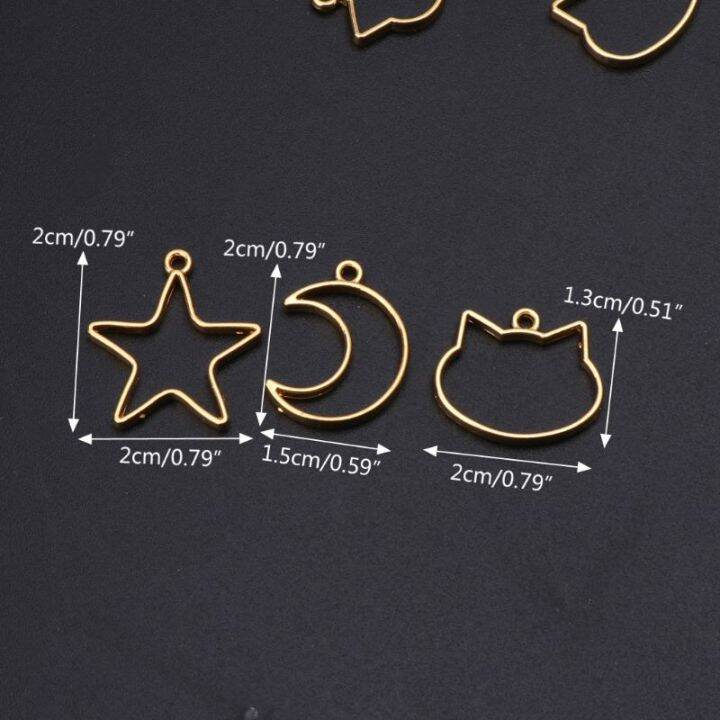 90pcs-cat-moon-star-เรซิ่นกรอบเปิด-bezels-การตั้งค่า-blank-ทำเครื่องประดับจี้