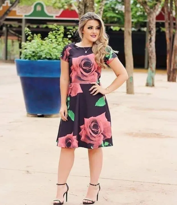 QQQ# Fashion Plus Size Dress for Women (QA506-SD) | Lazada PH