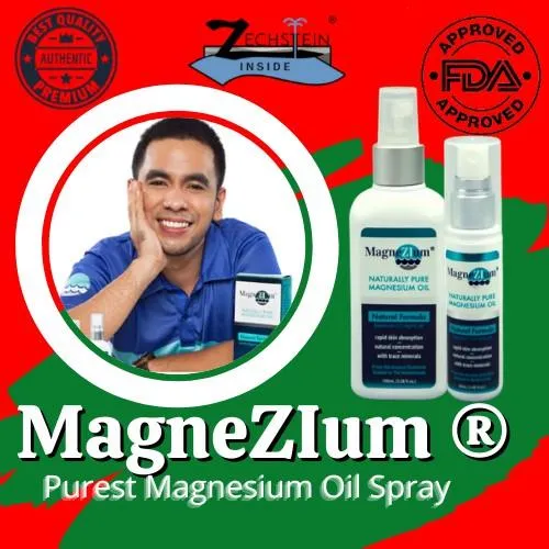 𝙁𝘿𝘼 Certified! MagneZIum ® Purest Magnesium Oil in a Topical Body Spray