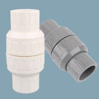 【CW】 1pc 20/25/32/40/50mm PVC Check Valve Water Pipe One Way No-Return Valve Aquarium Fish Tank Garden Irrigation Pipe Joints