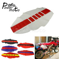 สีแดงสำหรับ Honda CRF250 CRF450 R-X-L Ribbed Traction MX Enduro ที่หุ้มเบาะมอเตอร์ไซค์วิบากที่นั่ง Pad สำหรับ CRF CR XR 125 250 450 230 150