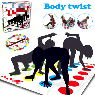 Twister เกมสำหรับเด็กอายุ6 + ปี,แผ่นรองเต้นรำเครื่องบิดออกกำลังกายแผ่นรองเล่นหลายคนหมุนได้เครื่องบิดร่างกายของเล่นแบบโต้ตอบสำหรับครอบครัวและเด็ก