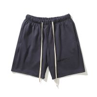 ❤️❤️[Spot] ❤️Essential-s❤️❤️FEAR OF GOD Two-line high street sports five-point pants beauty shorts