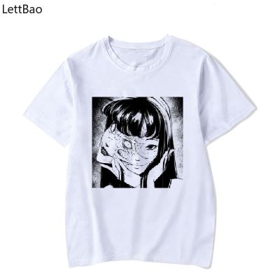 Junji Ito T Shirt Men Japanese Anime Manga Japan Weeaboo Otaku Horror Tshirt Cotton 90S Vintage Tee Shirt 100% Cotton