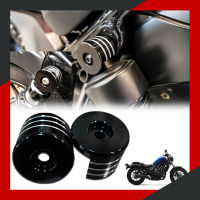 ครอบหัวโช๊คหลัง HONDA REBEL 300-500 สีดำ อะไหล่แต่ง ของแต่ง COVER BOLT SHOCK FOR HONDA REBEL 300-500 ปี 2017-2023