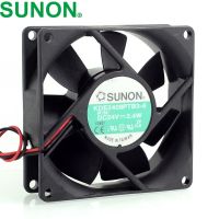 สำหรับ Sunon 80X80X25mm KDE2408PTB3-6 8025 24โวลต์2.4วัตต์80มิลลิเมตรเซิร์ฟเวอร์อินเวอร์เตอร์แกนพัดลมระบายความร้อน