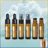 6Pcs Essential Oil Bottle Amber Thick Glass Roller Perfume Spray Bottle Dropper 10ml Bottle Travel Sample Test Sub bottling