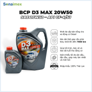 Dầu nhớt ô tô BCP D3 MAX SAE 20W50, API CF4 SJ - CanLít