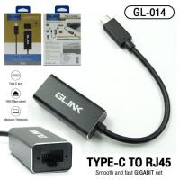 Converter Type-C TO RJ45 GLINK (GL014) ตัวแปลง USB Type-C เป็น Lan Gigabit