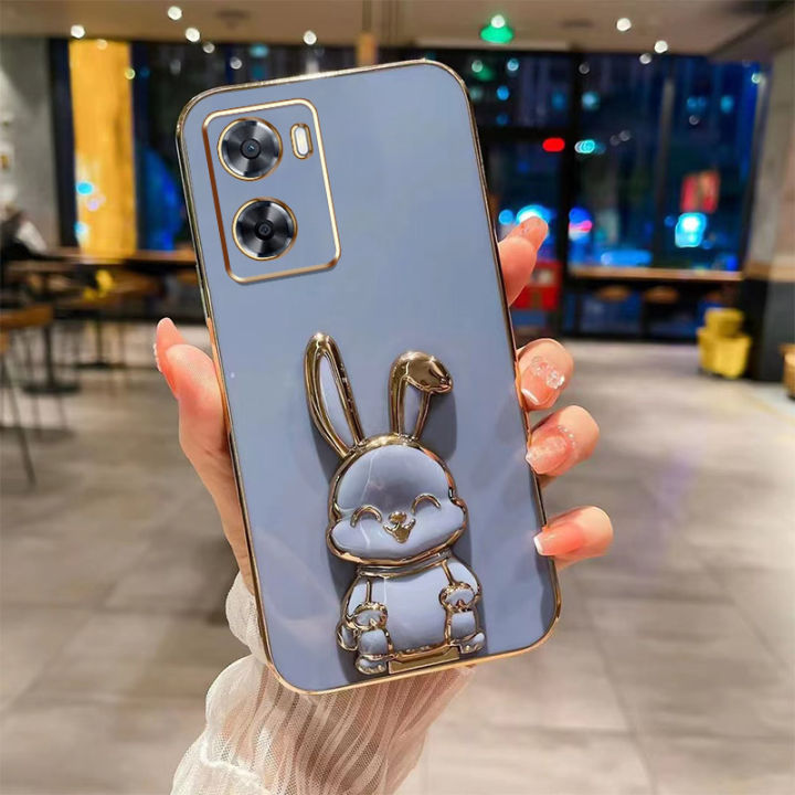 andyh-new-design-for-oppo-a57-4g-2022-a57-2022-5g-realme-v23-realme-q5i-case-luxury-3d-stereo-stand-bracket-smile-rabbit-electroplating-smooth-phone-case-fashion-cute-soft-case