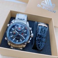 [N-Time]Shop D-ziner นาฬิกาข้อมือ แบรนแท้ กันน้ำ100% พร้อมสายหนัง สลับสายเปลี่ยนได้ พร้อมกล่องแบรน มีป้ายรับประกัน พร้อมส่งค่ะ