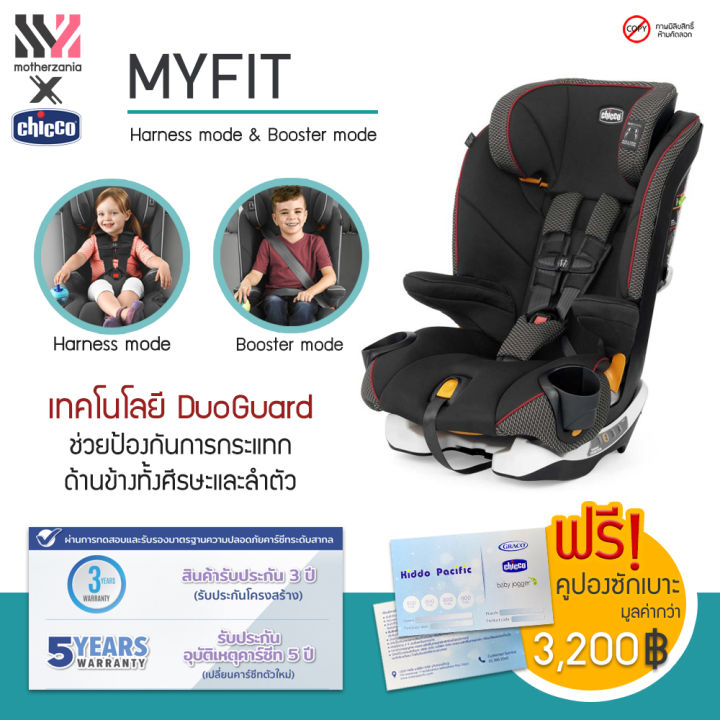 พร้อมส่ง-chicco-myfit-harness-booster-car-seat-2-in-1-สำหรับเด็กน้ำหนัก-11-33-45-35-กิโลกรัม-เบาะนั่งนิรภัยสำหรับเด็ก-คาร์ซีทแบรนด์คุณภาพจากอิตาลี