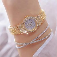 【YF】☼✽∏  3pcs Watches Set Fashion Rhinestone Luxury Gold Ladies Wristwatch Female