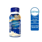Thùng sữa bột pha sẵn Ensure Gold Vigor 237ml 24 chai