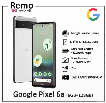 Google Pixel 6A 5G 128GB 6GB RAM GB17L (FACTORY UNLOCKED) 6.1 OLED