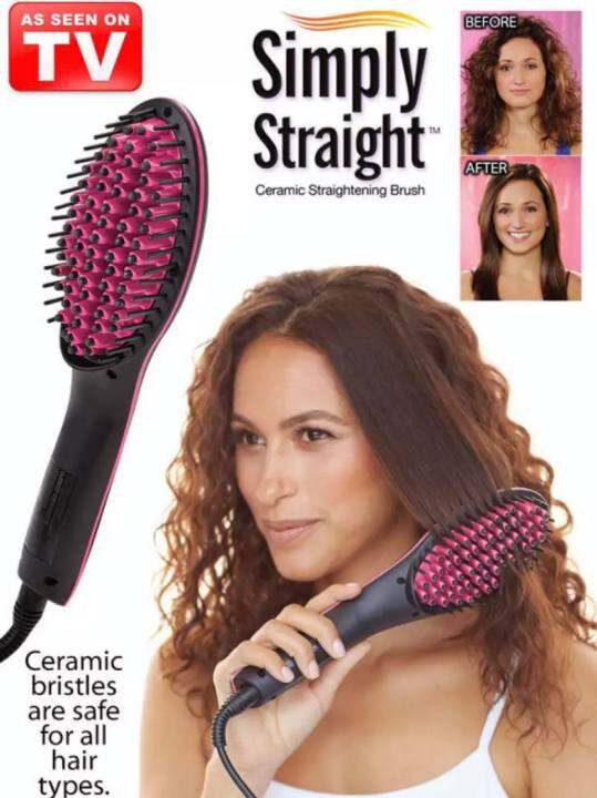 Electric Hair Straightening Brush Hair Straightener Comb Magic Comb