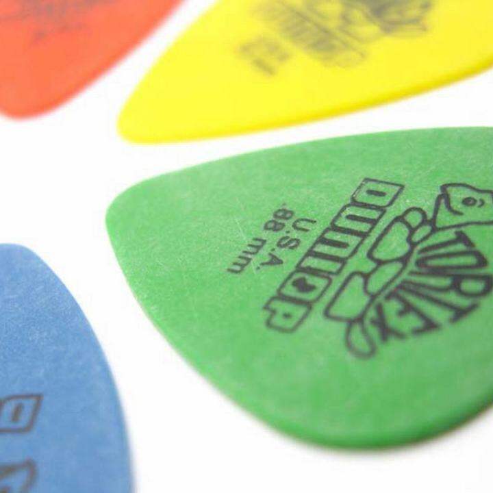 10pcs-dunlop-guitar-picks-electric-guitar-parts-picks-accessories-6-kinds-thickness-picks