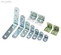 20Pcs L-shaped Galvanized Iron Corner Code Hardware Corner Brackets 90 degrees Fixed Bracket Connector Furniture Accessories