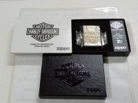 ZIPPO 49814  HARLEY DAVIDSON 2022 COLLECTIBLE EDITION   ARMOR CASE 360°MULTICUT ENGRAVING  HIGH POLISH CHROME   สีเงินผิวโครเมี่ยม  รุ่นหนาพิเศษ  ลายแกะลงเนื้อต่อเนื่องรอบตัว360 องศา