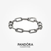 Pandora สร้อยข้อมือเงิน ME สีดํา t925 สําหรับของขวัญวันเกิด คริสต์มาส