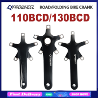 PROWHEEL 110BCD จักรยานข้อเหวี่ยง170มิลลิเมตร172.5มิลลิเมตรจักรยานถนน Crankset OUNCE-TT อลูมิเนียม Cranks อุปกรณ์จักรยาน