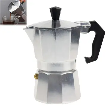 Italian Aluminum Moka Pot Espresso Type Coffee Maker Percolator Pot Stove  Top Coffee Machine Kitchen Coffeeware Tool