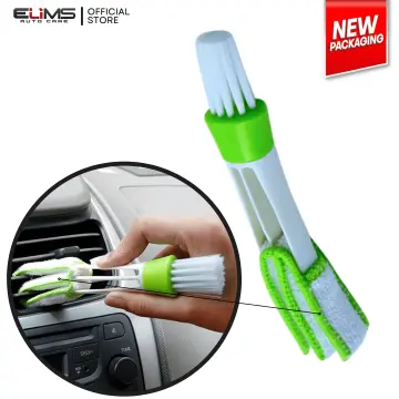 1pc Plastic Car Cleaning Brush Air Conditioner Vent Cleaner Detailing Dust  Removal Blinds Duster Outlet Brush Car-styling Auto Accessories