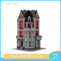 NEW LEGO Creative Expert Modular Hot Sale Street View MOC-35065 Modular Corner Mansion Model Blocks DIY Educational Kids Toy Gift