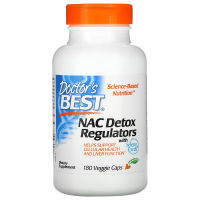 Doctors Best NAC Detox Regulators 180 Veggie Caps