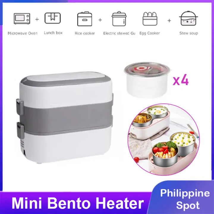 [Tesco]Mini Rice Cooker Electric Lunch box bento heater Electric Food