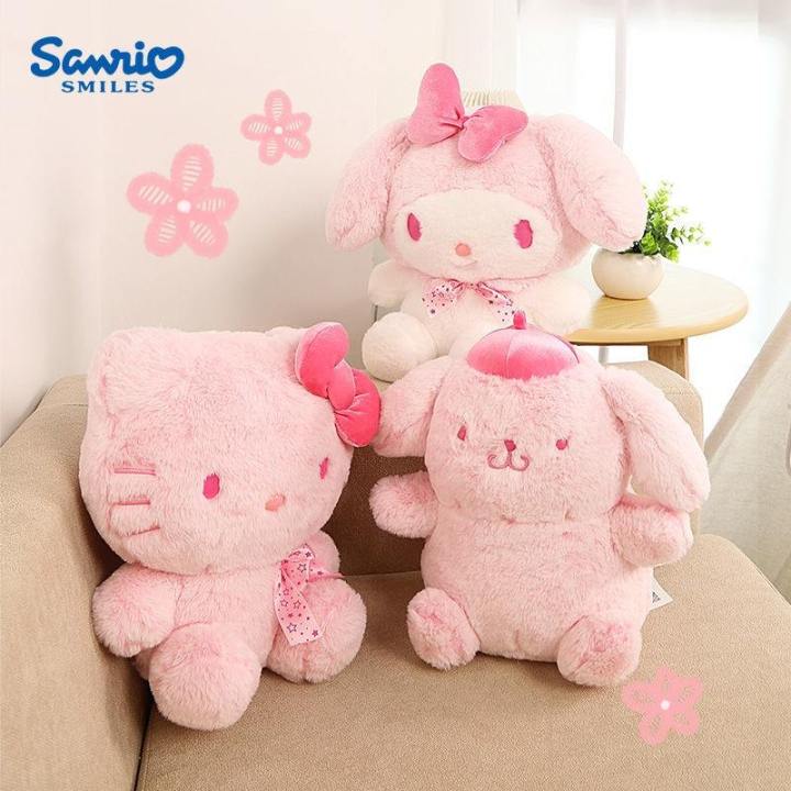 28cm Kawaii Sanrio Hello Kitty My Melody Plush Toys Doll Peluches ...