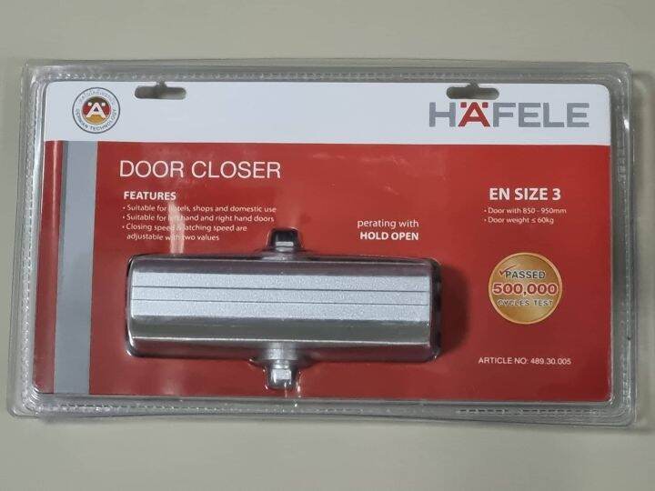 Hafele overhead door closer with holdopen arm (60kg) Lazada PH