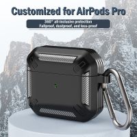 Suitable For Apple Earphones Airpods Pro Bluetooth Earphone Protective Case Carbon Fiber Tpu Soft Case Anti Drop Protective