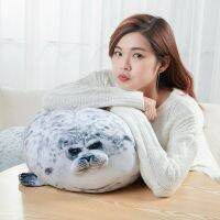 【CW】Angry Blob Seal หมอน Chubby 3D Novelty Sea Lion ตุ๊กตาตุ๊กตาตุ๊กตาตุ๊กตาตุ๊กตาตุ๊กตาของเล่นเด็ก Sleeping โยนหมอนของขวัญเด็ก Girlshot