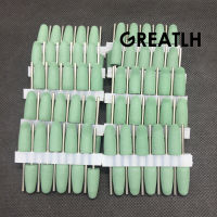 100PCS Dental Assorted SILICONE Fine Polishers 2.35Mm Diamond Polishing Burs