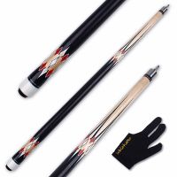 Weichster 12 Split Full Maple Wood Billiards Pool Cue Stick with Glove