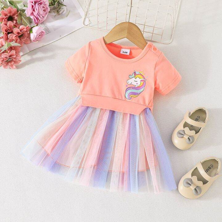 Dress Baby Girl Newborn 3-24 Months Birthday Raya Kurung Gaun Budak ...