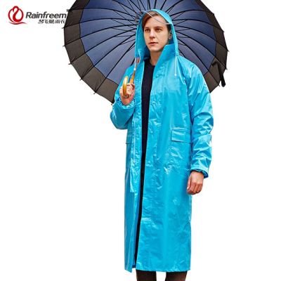 Rainfreem Impermeable Raincoat WomenMen Waterproof Trench Coat Poncho Double-layer Rain Coat Women Rainwear Rain Gear Poncho