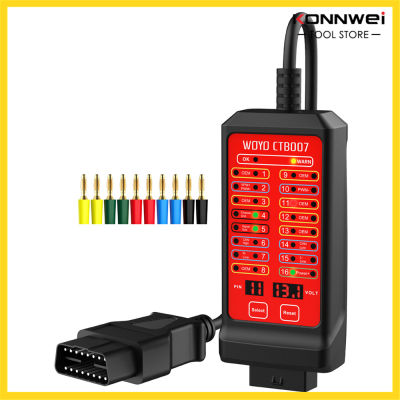 WOYO 12 V 24 V แบบพกพา CAN Tester 16 Pin Break Out กล่องการตรวจจับ CAN Bus Circuit Tester การวินิจฉัยรถ On-Board Diagnostics Tester