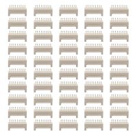 50Pcs Miner Connector 2X9P Male Socket Straight Pin Double Row Buckle for Asic Miner Antminer S9 S9J S9K L3+ Z9Mini Z11