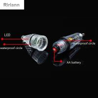 RIRIANN เหยื่อล่อปลาไฟรวมพลไฟแฟลช LED ขนาดเล็กสำหรับตกปลาใต้น้ำสินค้าใหม่ขายดีมากปลาหมึกปลา