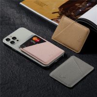 3M Adhesive Sticker Credit ID Card Mobile Phone Back Pocket Pouch Wallet Case PU Leather Card Holder Case for iPhone 11 12 Pro