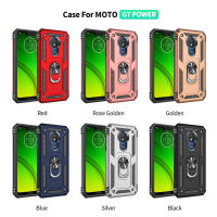 MotoroIa Moto เคส G7 POWER เกราะขาตั้งกันกระแทกเคสโทรศัพท์แข็ง Moto G7POWER ฝาครอบเคสด้านหลัง