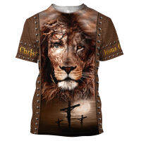 Christian cyclic Jazz mens 3D print t-car animal lion summer loop short sleeve Harajuku hip hop points tes drop shipping