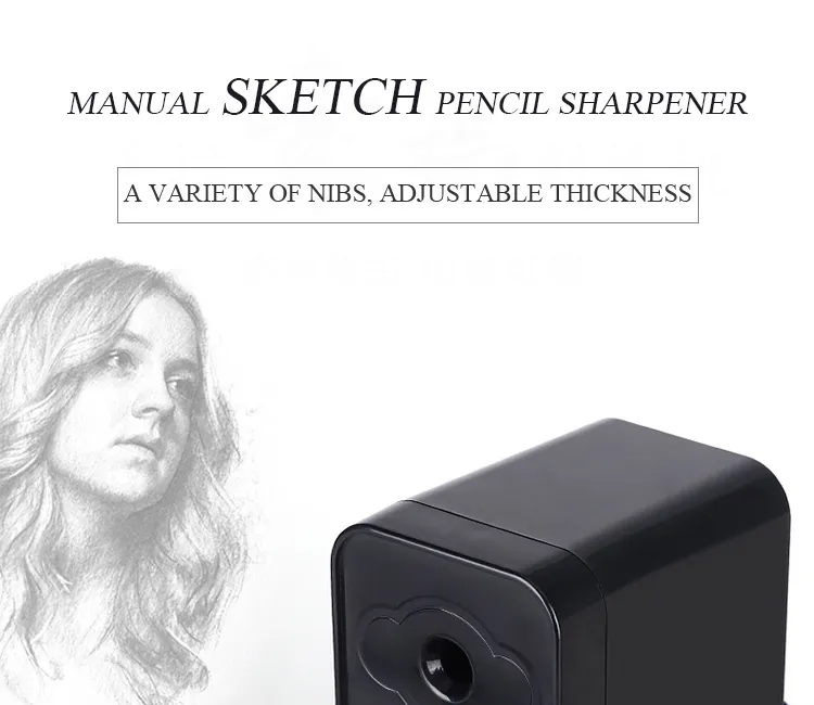 Tenwin 8029 Sketch Hand Crank/Rotary Pencil Sharpener Manual Pencil/Charcoal  Cutter School Mechanical Sharpener Knife Stationery